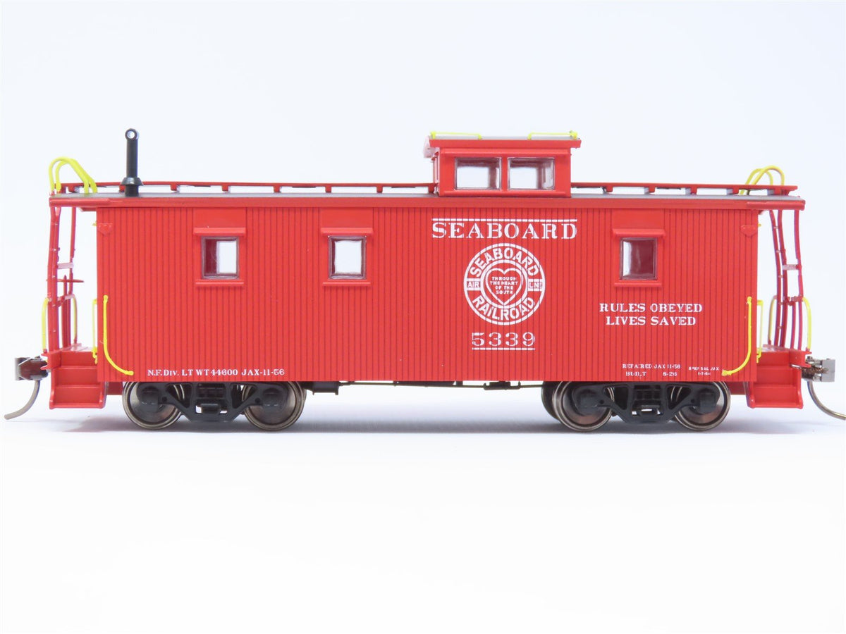 HO ECR East Coast Railroads ECRR-71 SAL Seaboard Air Line 36&#39; Wood Caboose #5339