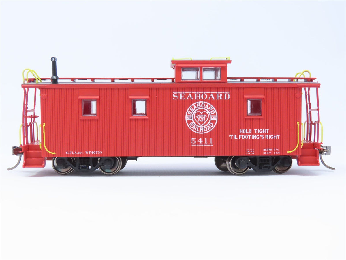 HO ECR East Coast Railroads ECRR-74 SAL Seaboard Air Line 36&#39; Wood Caboose #5411