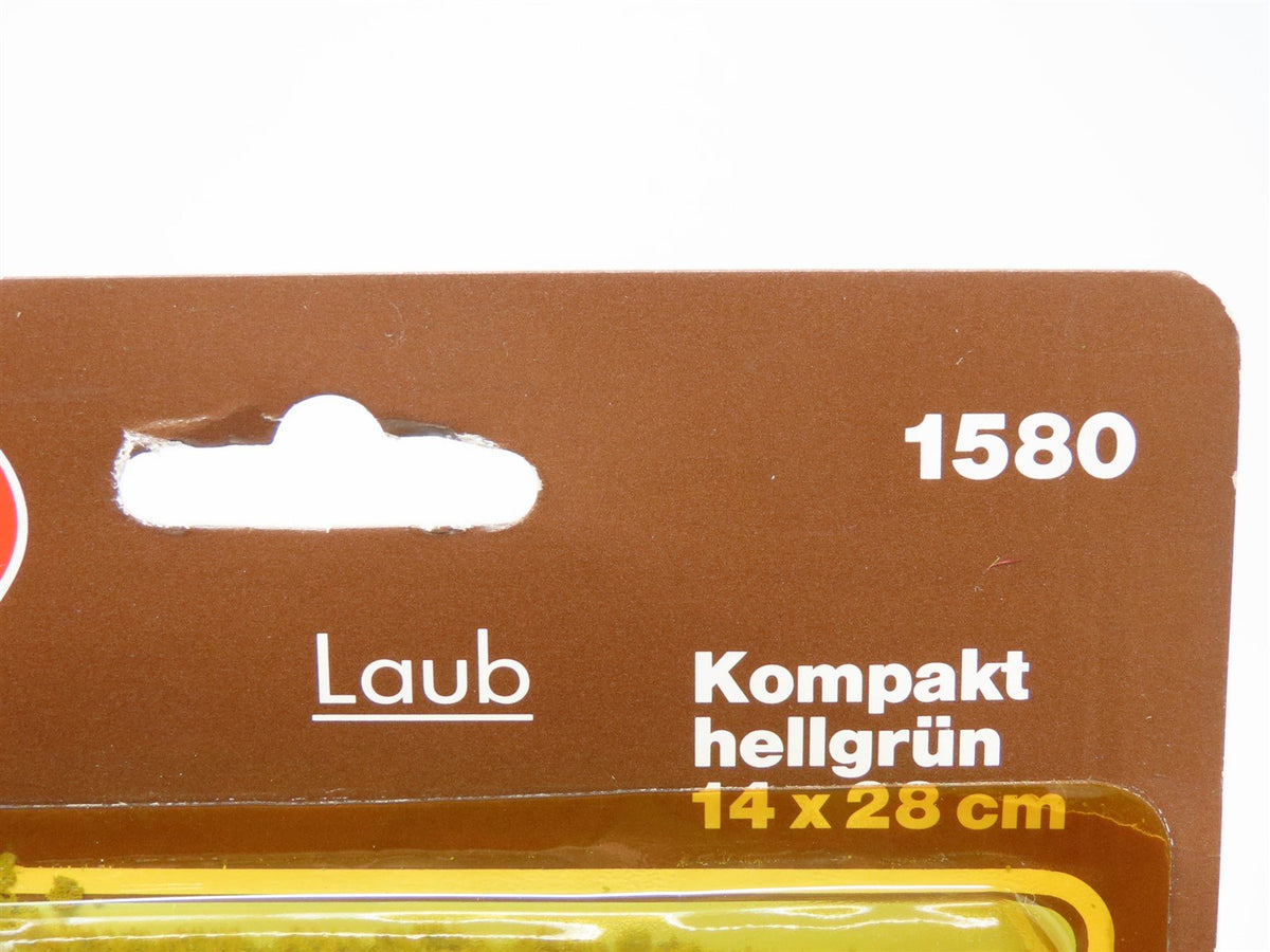 HO Scale Heki Laub 1580 Light Green Compact Leaves For Landscaping - 5.5&quot; x 11&quot;