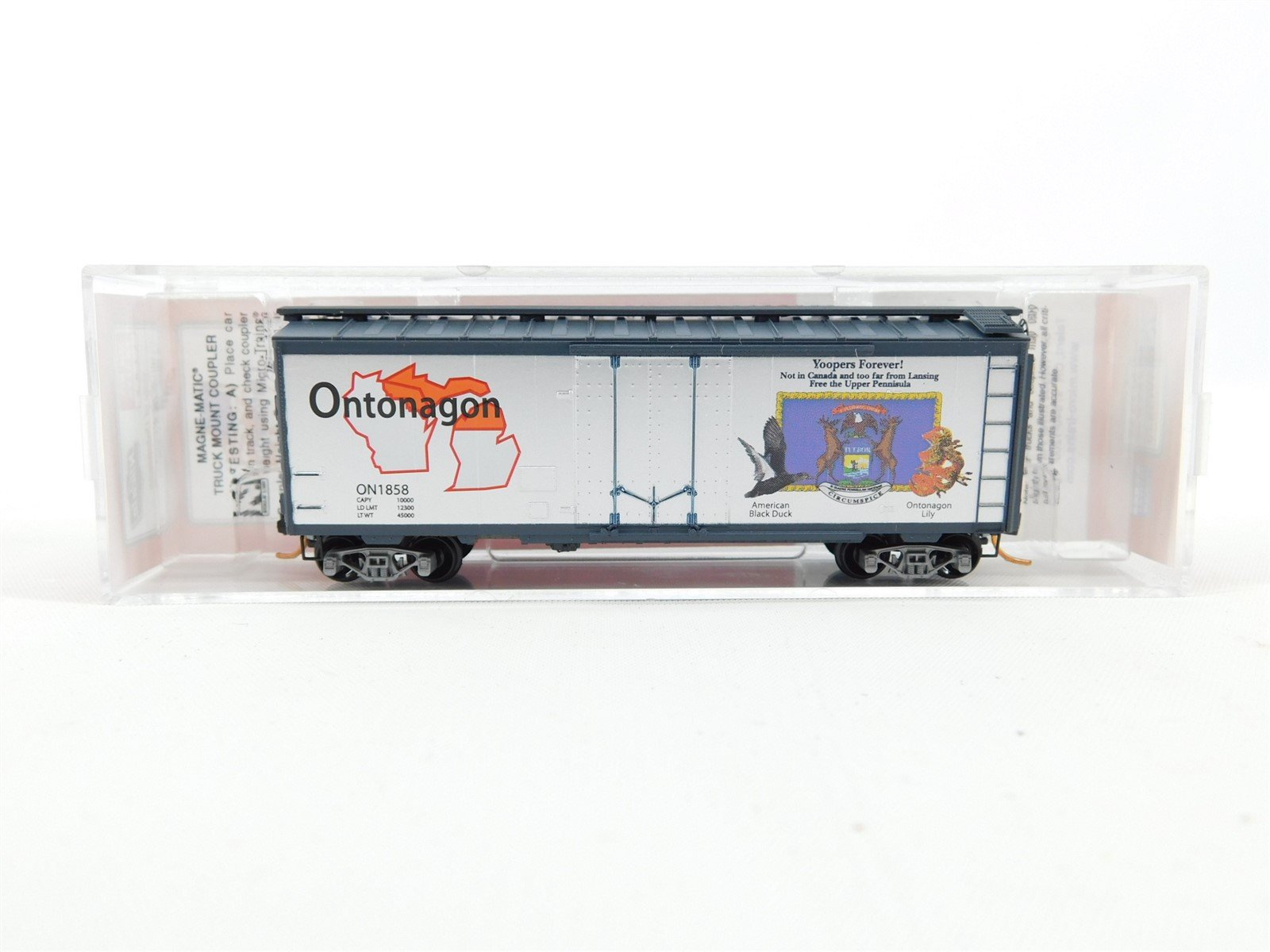 N Scale Micro-Trains MTL Special Run NSE 13-01 ON Ontonagon 40' Box Car #1858