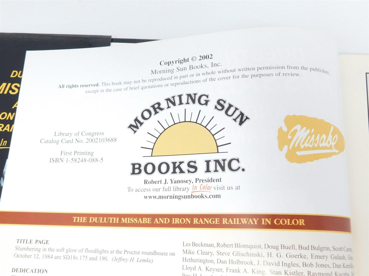 Morning Sun Books Duluth Missabe &amp; Iron Range Railway by David C Schauer ©2002