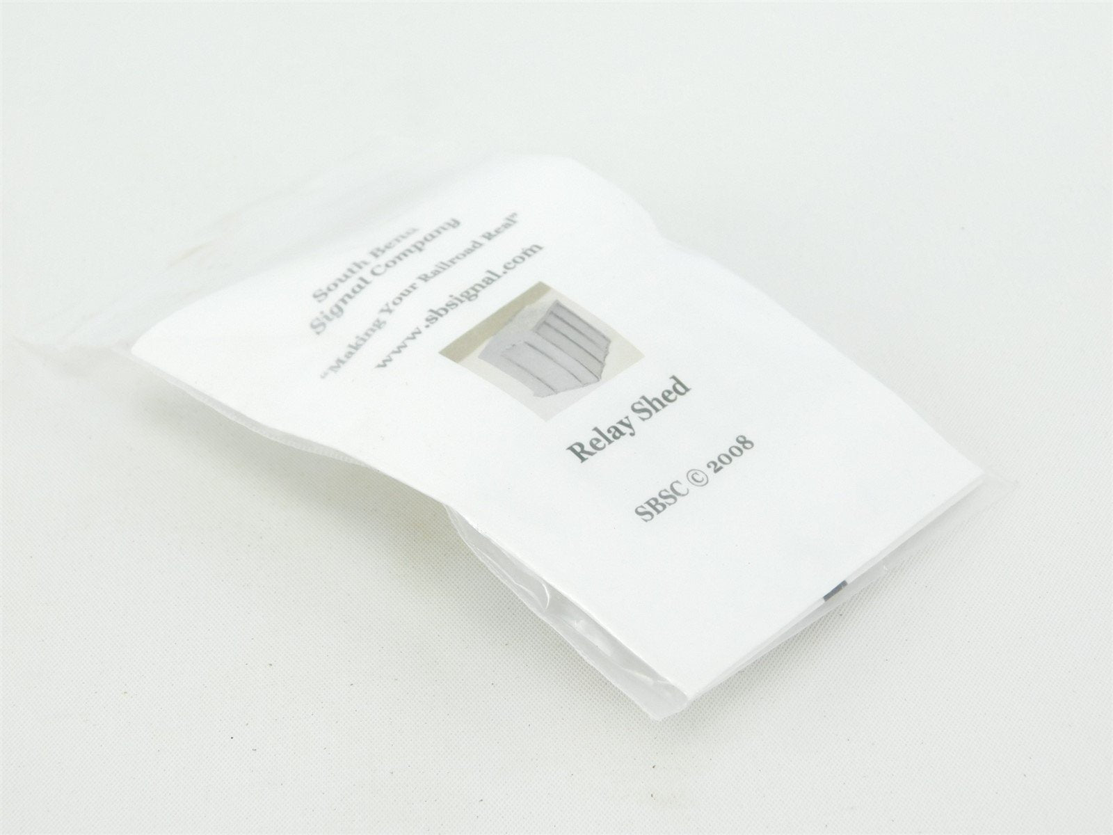 HO Scale South Bend Signal Company Unpainted Relay Shed