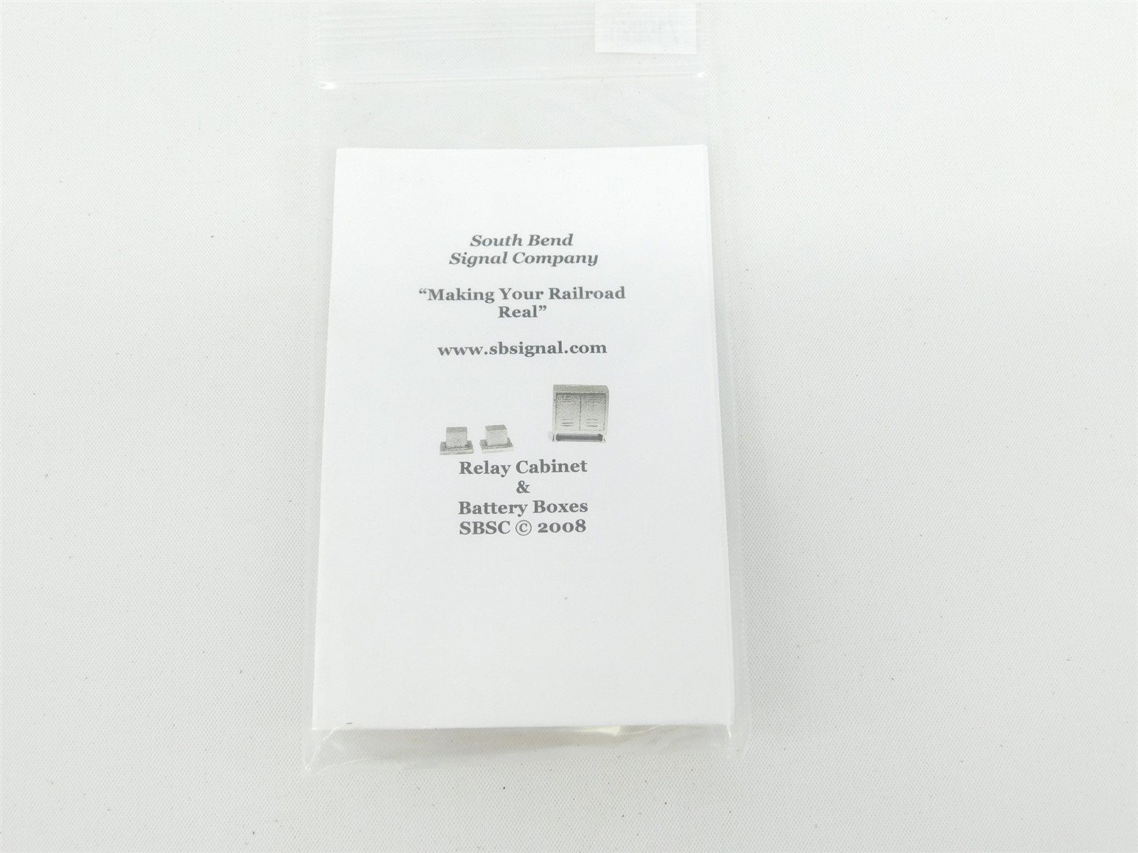 HO Scale South Bend Signal Company HRB Unpainted Relay Cabinet & Battery Boxes