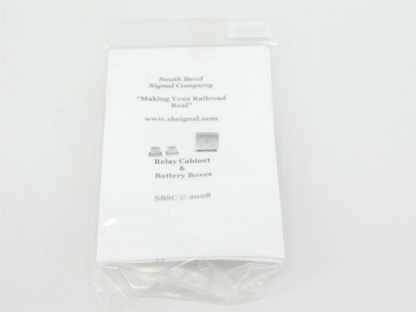 HO Scale South Bend Signal Company HRB Black Relay Cabinet & Battery Boxes