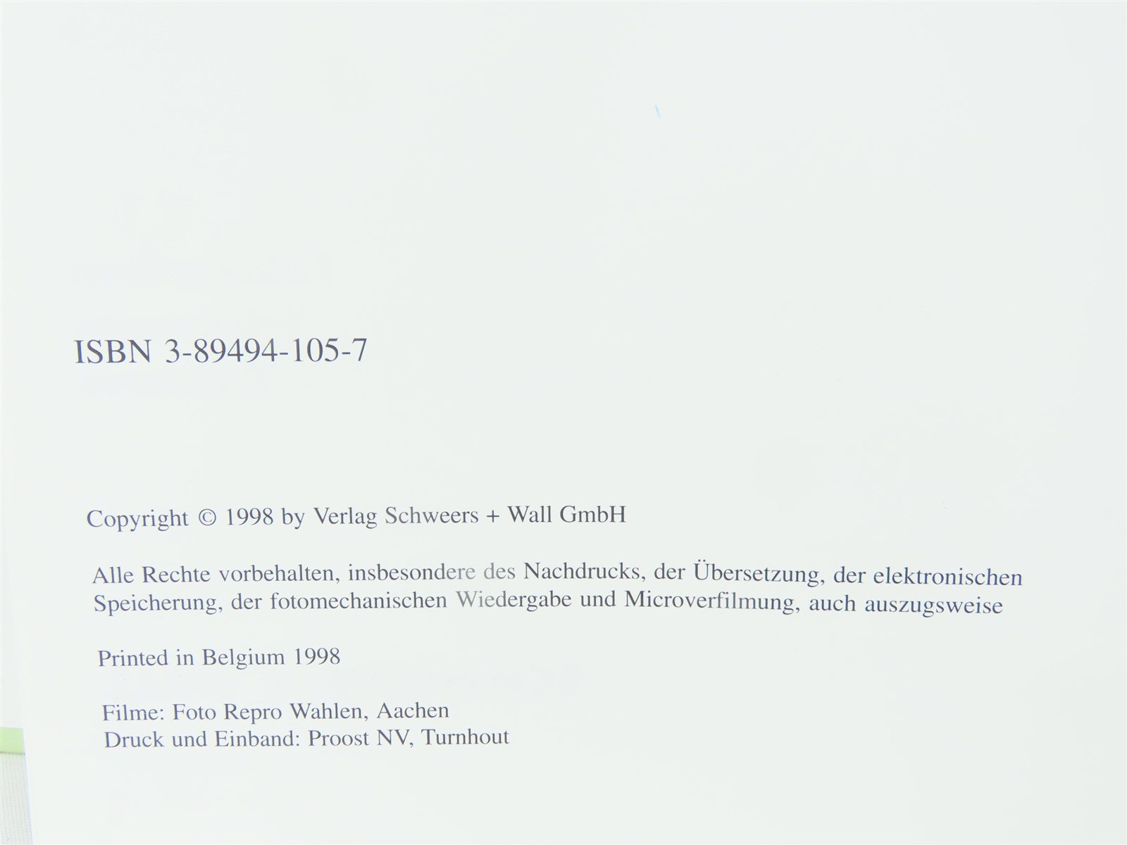 The Vehicles of the Rhaetian Railway 1889 - 1998 by Wolfgang Finke ©1998 HC Book