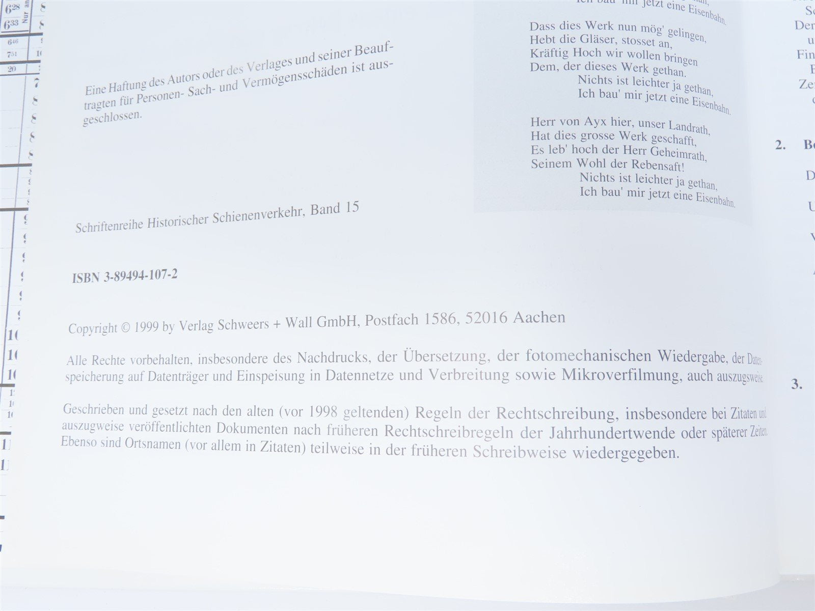 The Euskirchen Circular Railways by Henning Wall ©1999 HC Book