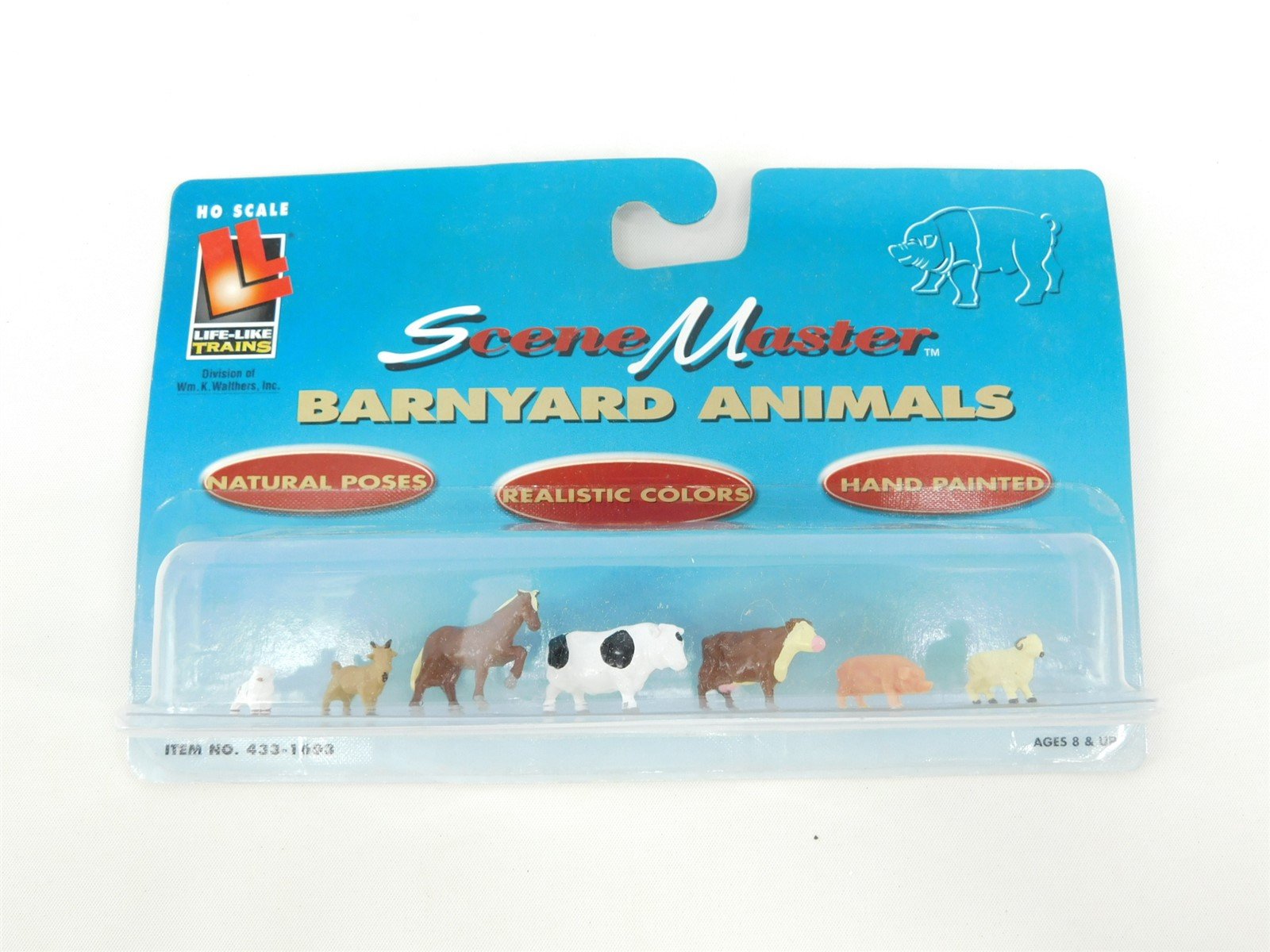 HO 1/87 Scale Life-Like Scene Master #433-1603 Barnyard Animals - Figures