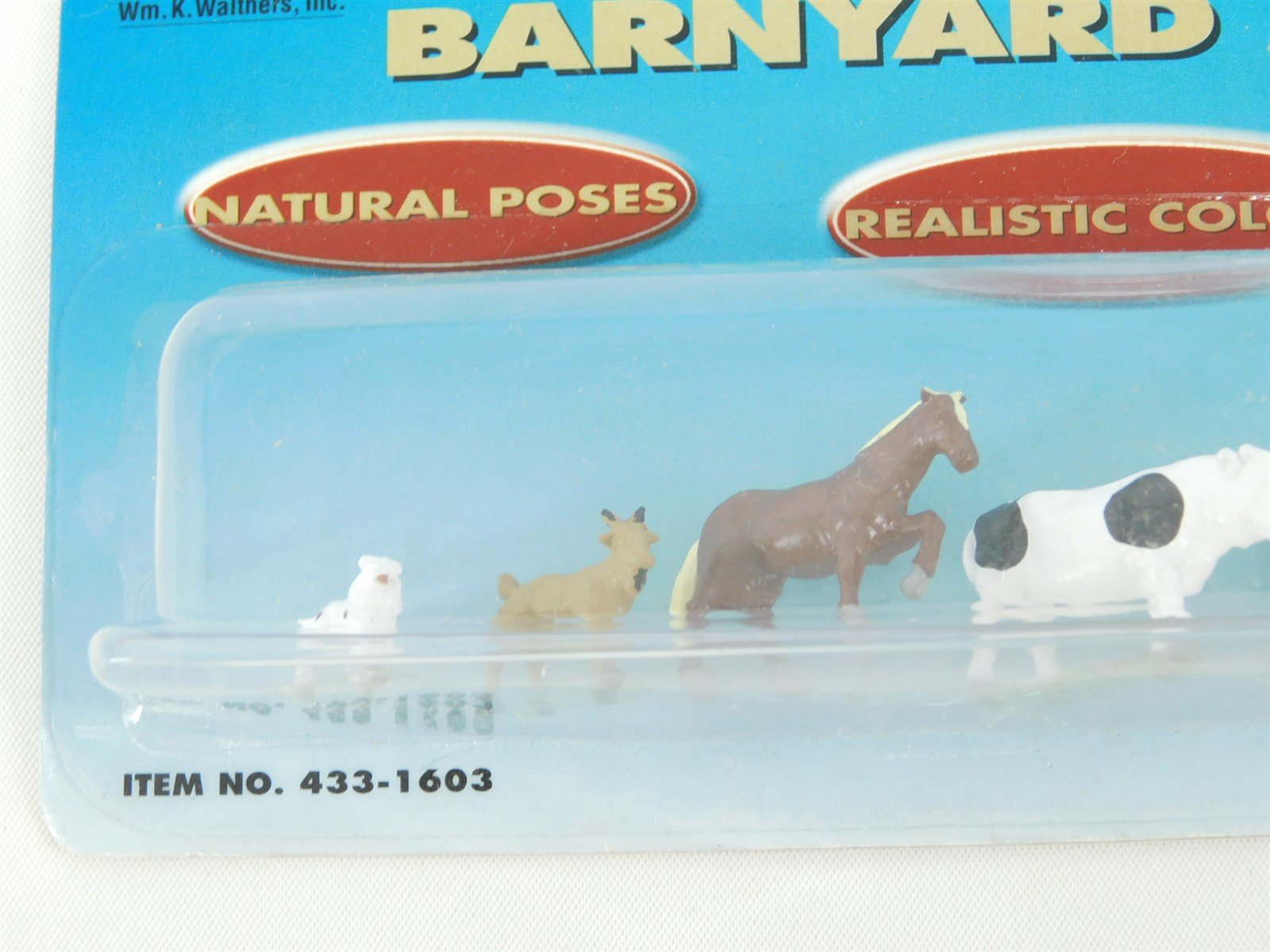 HO 1/87 Scale Life-Like Scene Master #433-1603 Barnyard Animals - Figures