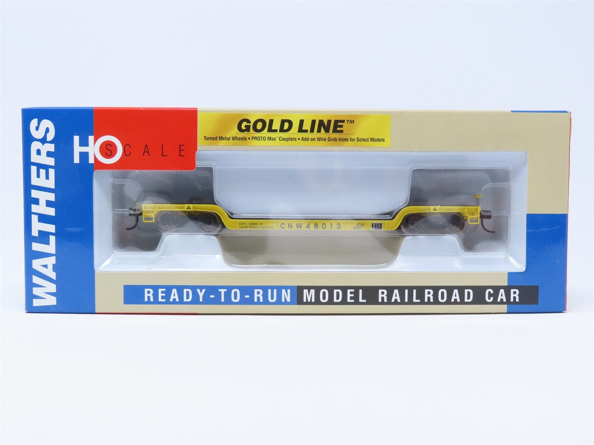 HO Scale Walthers Gold Line 932-7889 CNW Chicago North Western Flat Car #48013