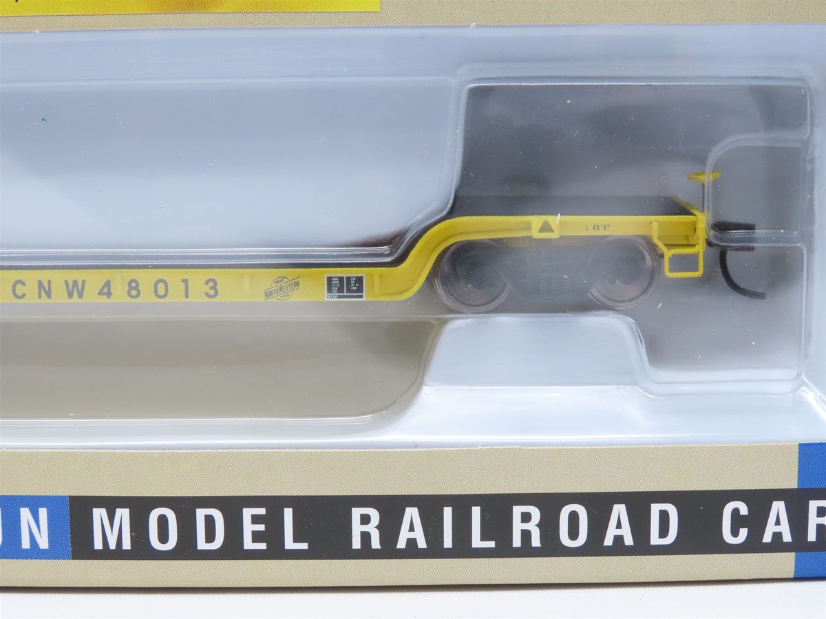 HO Scale Walthers Gold Line 932-7889 CNW Chicago North Western Flat Car #48013