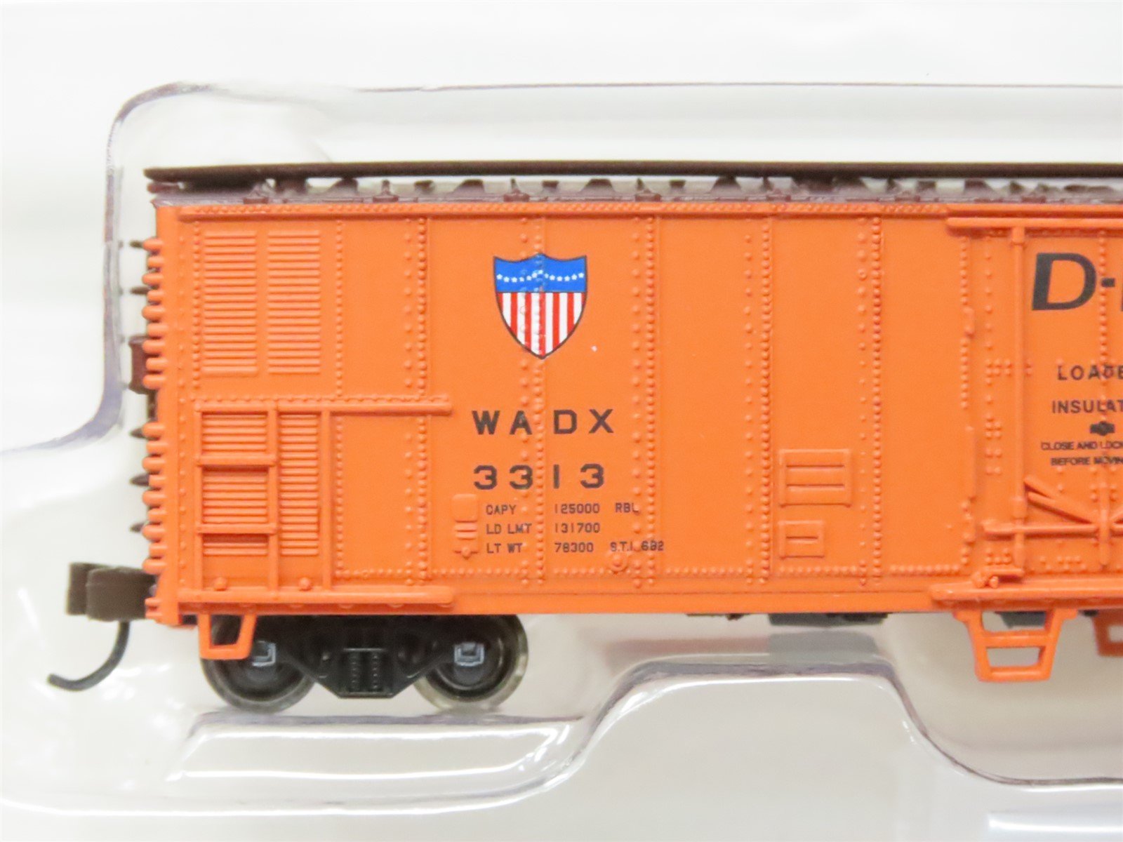 N Bachmann 17955 WADX UP MP WAB American Refrigerator Transit 50' Reefer #3313