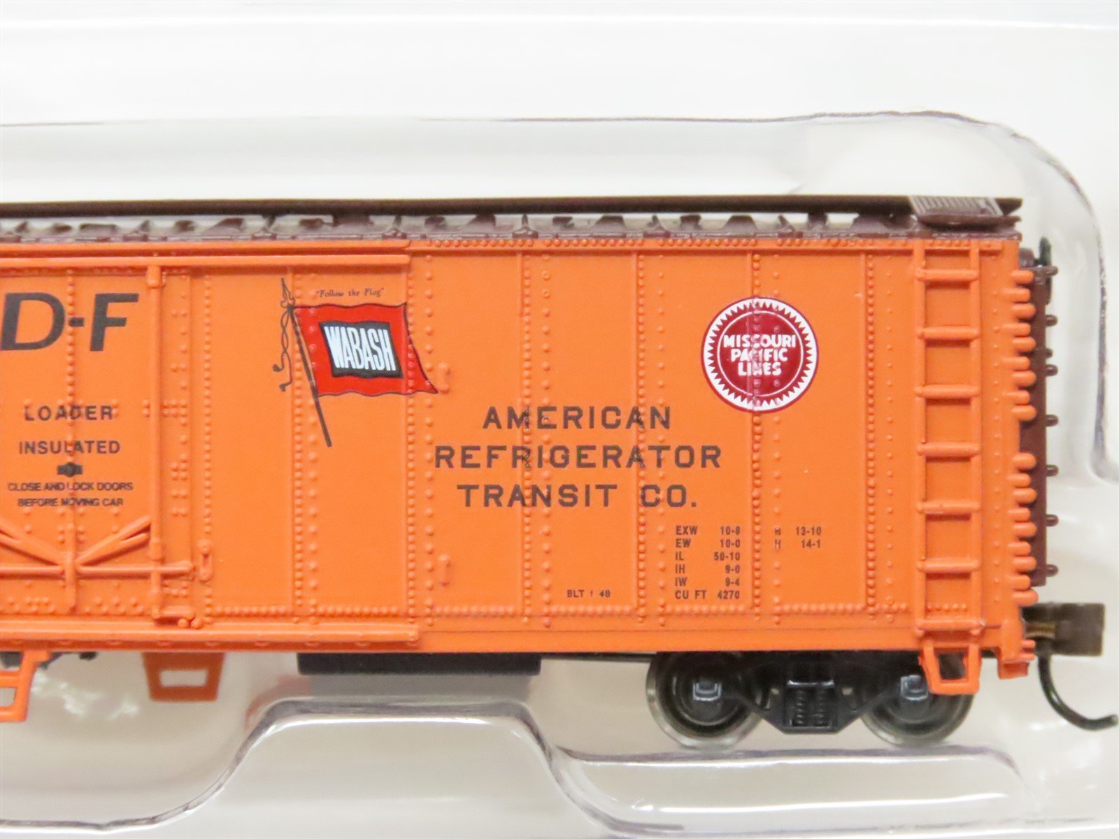 N Bachmann 17955 WADX UP MP WAB American Refrigerator Transit 50' Reefer #3313