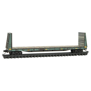 N Micro-Trains MTL 99305015 TOE Texas, Oklahoma & Eastern 61' Flat Car 3-Pack