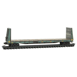 N Micro-Trains MTL 99305015 TOE Texas, Oklahoma & Eastern 61' Flat Car 3-Pack