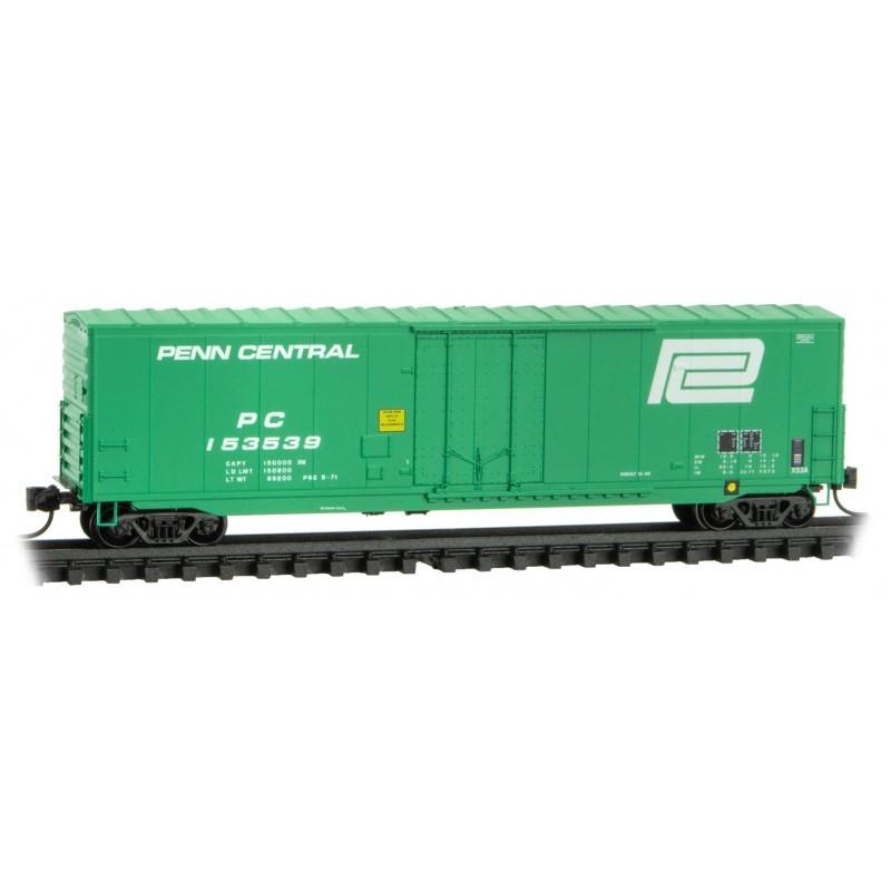 N Scale Micro-Trains MTL 18100230 PC Penn Central 50&#39; Plug Door Box Car #153539