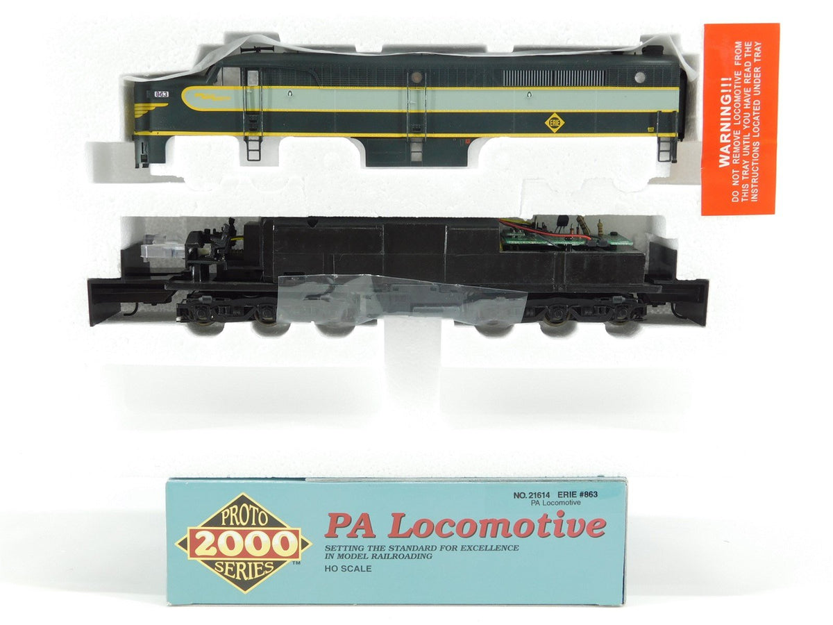 HO Scale Proto 2000 21614 ERIE Railroad PA Diesel Locomotive #863 - DCC Ready