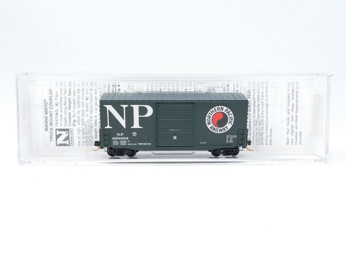 N Scale Micro-Trains MTL 10100010 NP Northern Pacific 40&#39; Hy-Cube Box Car 659995