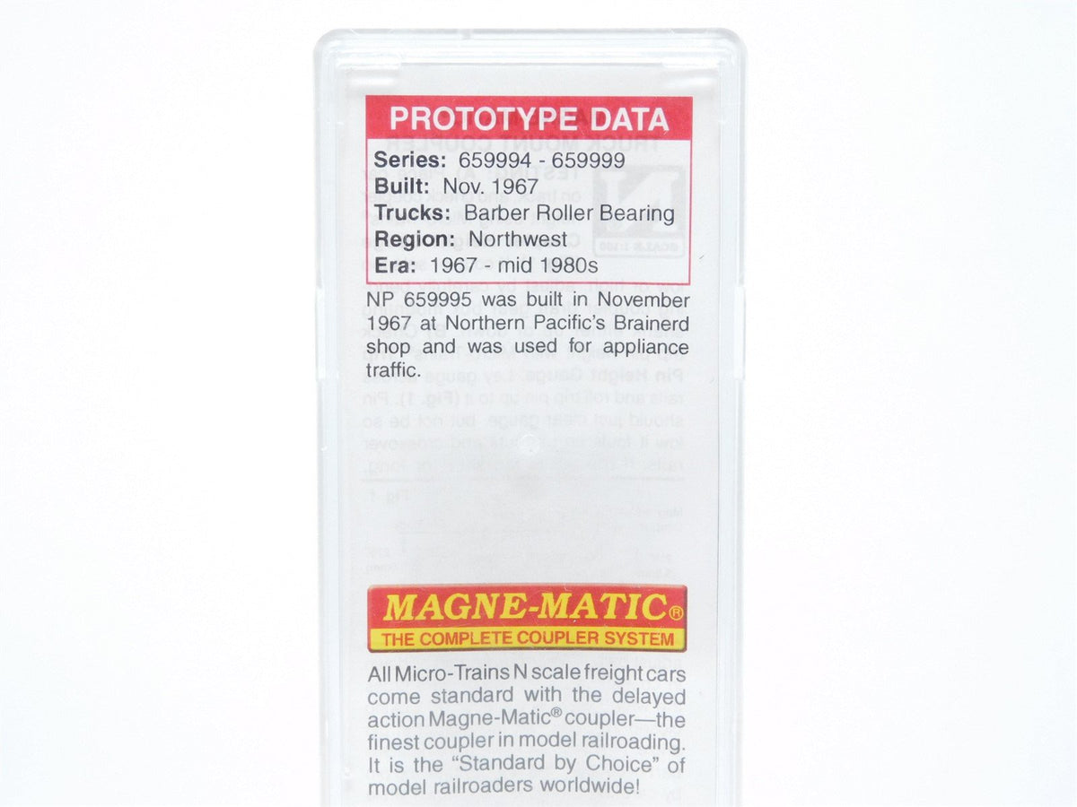 N Scale Micro-Trains MTL 10100010 NP Northern Pacific 40&#39; Hy-Cube Box Car 659995