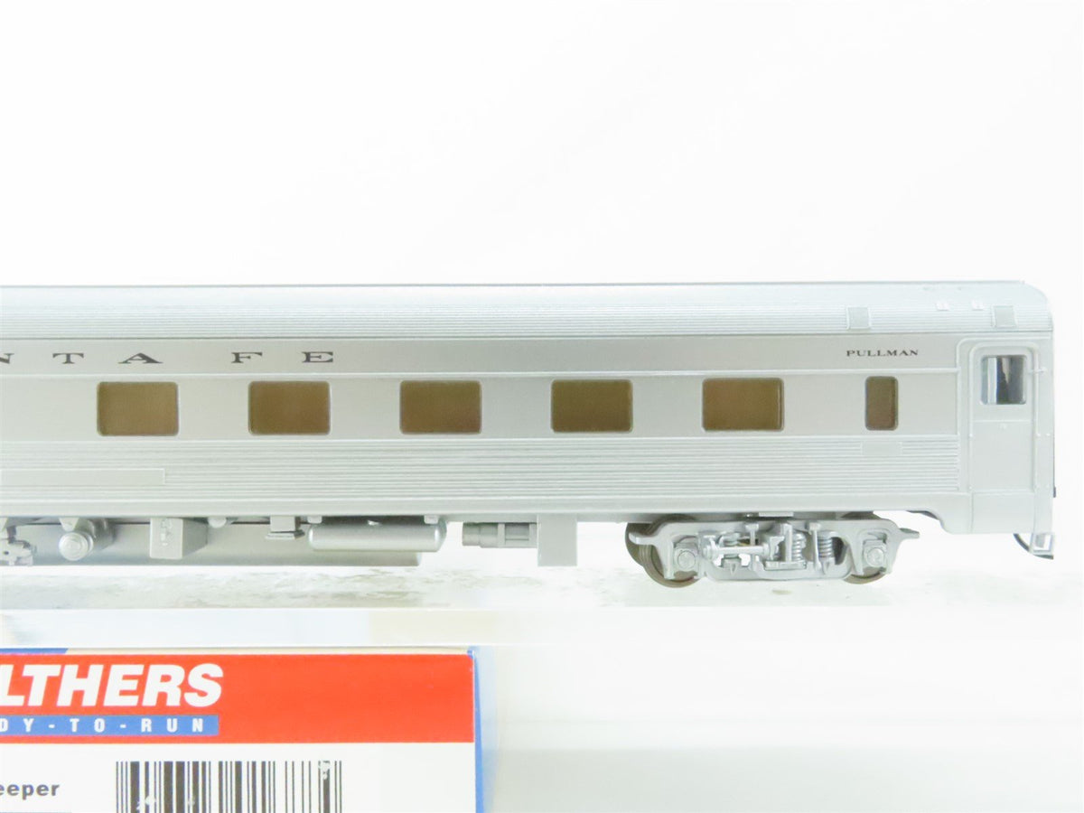 HO Scale Walthers 932-6345 ATSF Santa Fe 85&#39; Budd 10-6 Sleeper Passenger