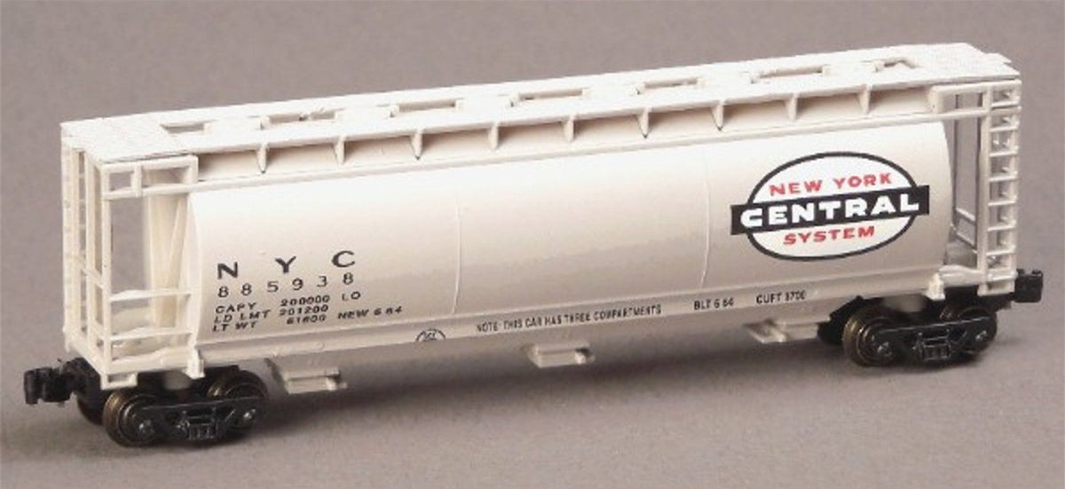 Z Scale FULL THROTTLE FT1003B NYC New York Central 51&#39; 3-Bay ACF Hopper Set #1