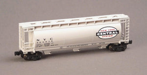 Z Scale FULL THROTTLE FT1003B NYC New York Central 51' 3-Bay ACF Hopper Set #1