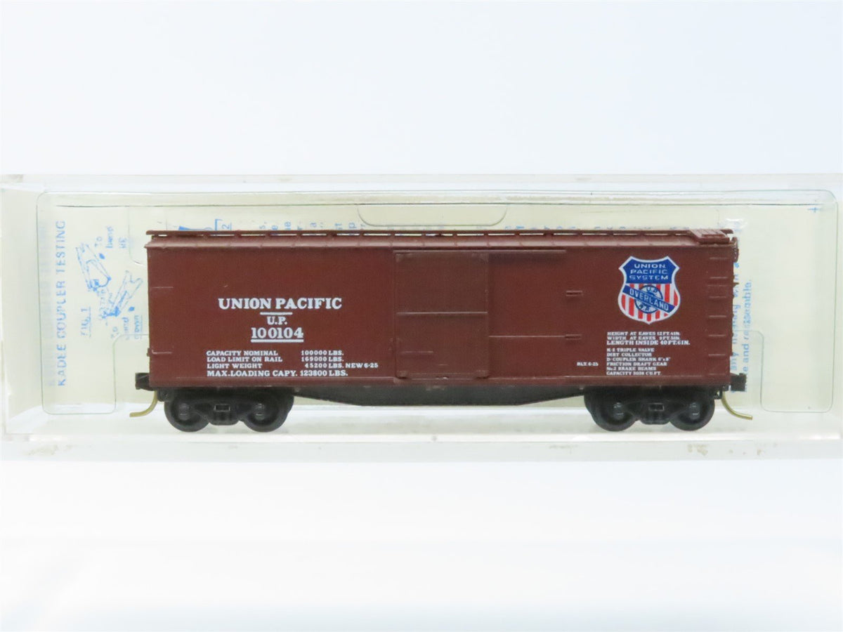 N Kadee Micro-Trains MTL 42080 UP Union Pacific 40&#39; Boxcar 100104 - Blue Label