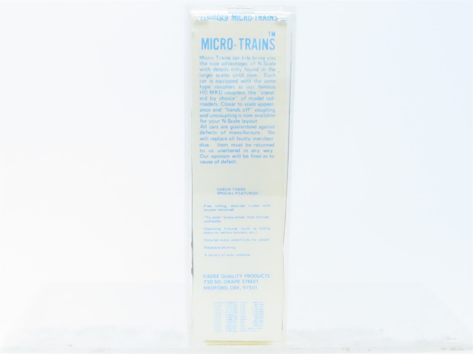 N Kadee Micro-Trains MTL 42080 UP Union Pacific 40' Boxcar 100104 - Blue Label