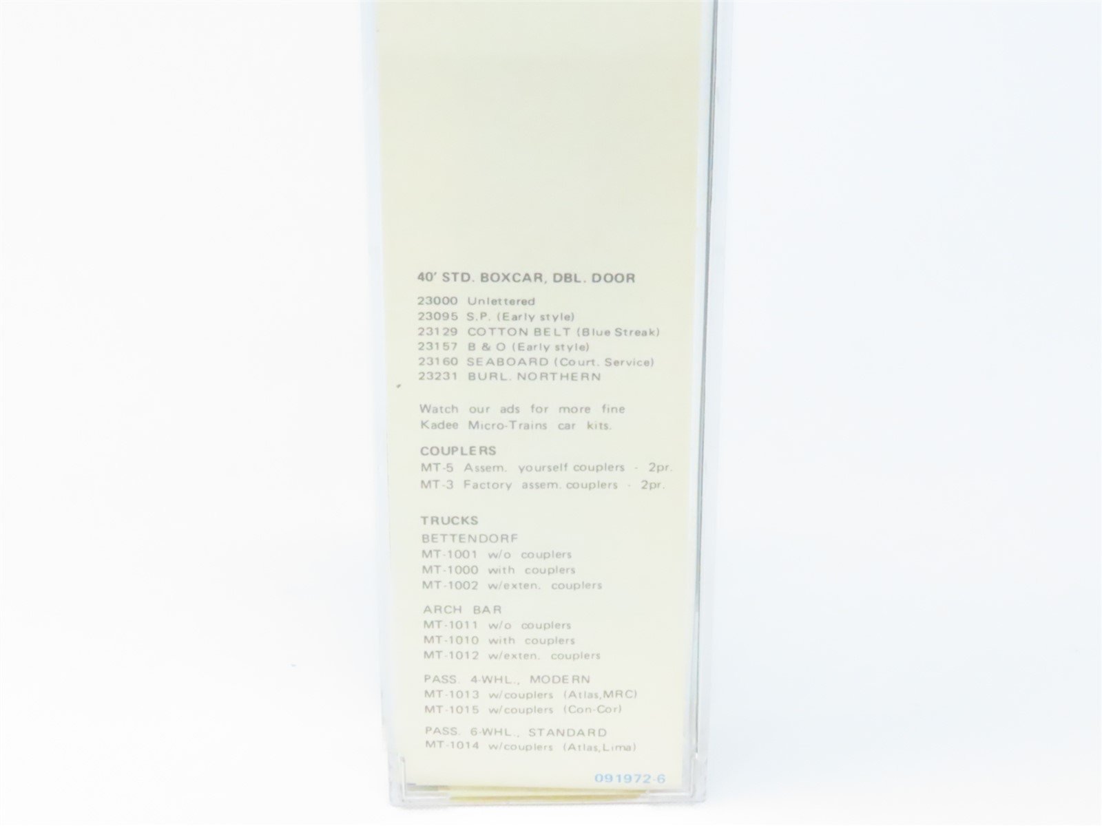 N Scale Kadee Micro-Trains MTL #20047 NYC 40' Box Car #180189 - Blue Label RARE