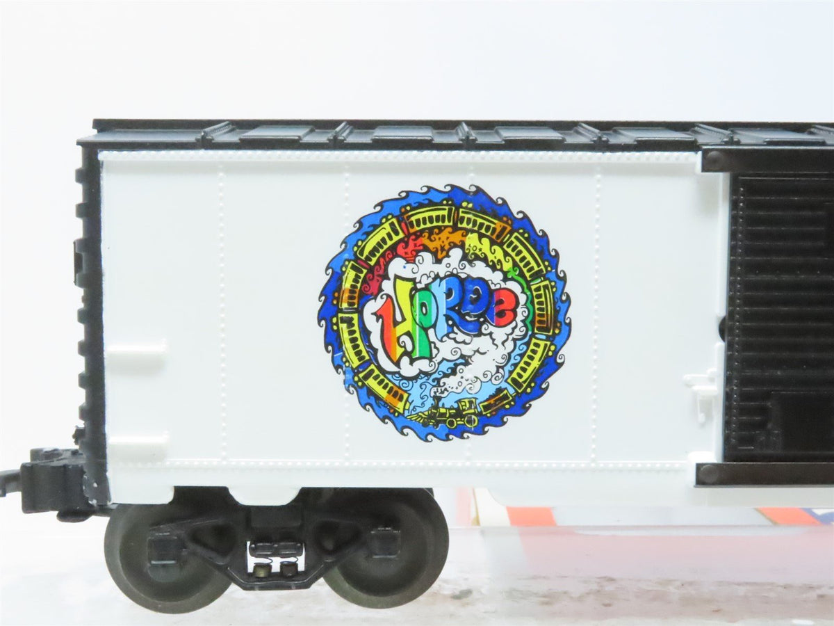 O 3-Rail Lionel H.O.R.D.E. Music Festival Railride Tour Box Car #1997 -Wrong Box