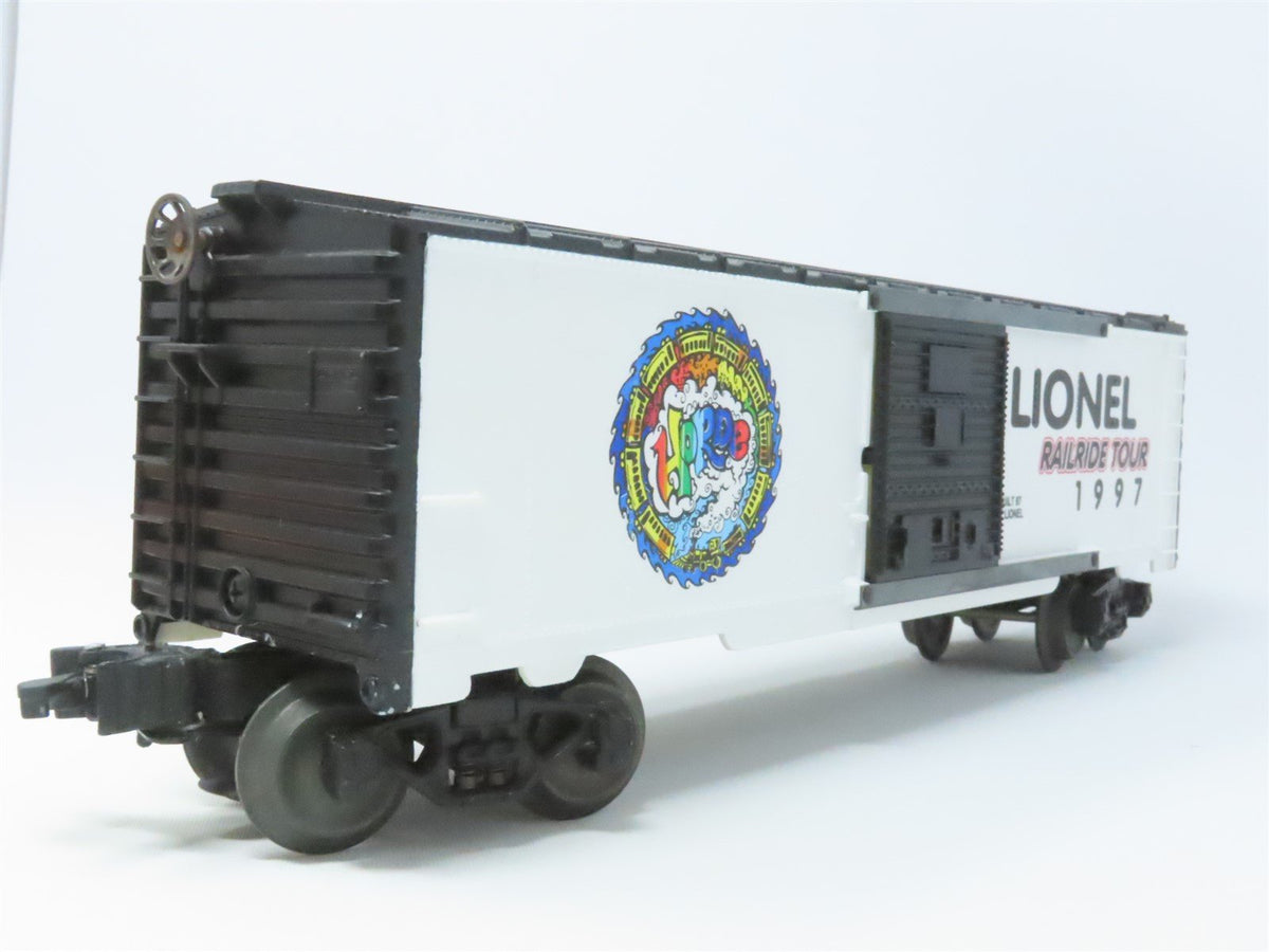 O 3-Rail Lionel H.O.R.D.E. Music Festival Railride Tour Box Car #1997 -Wrong Box