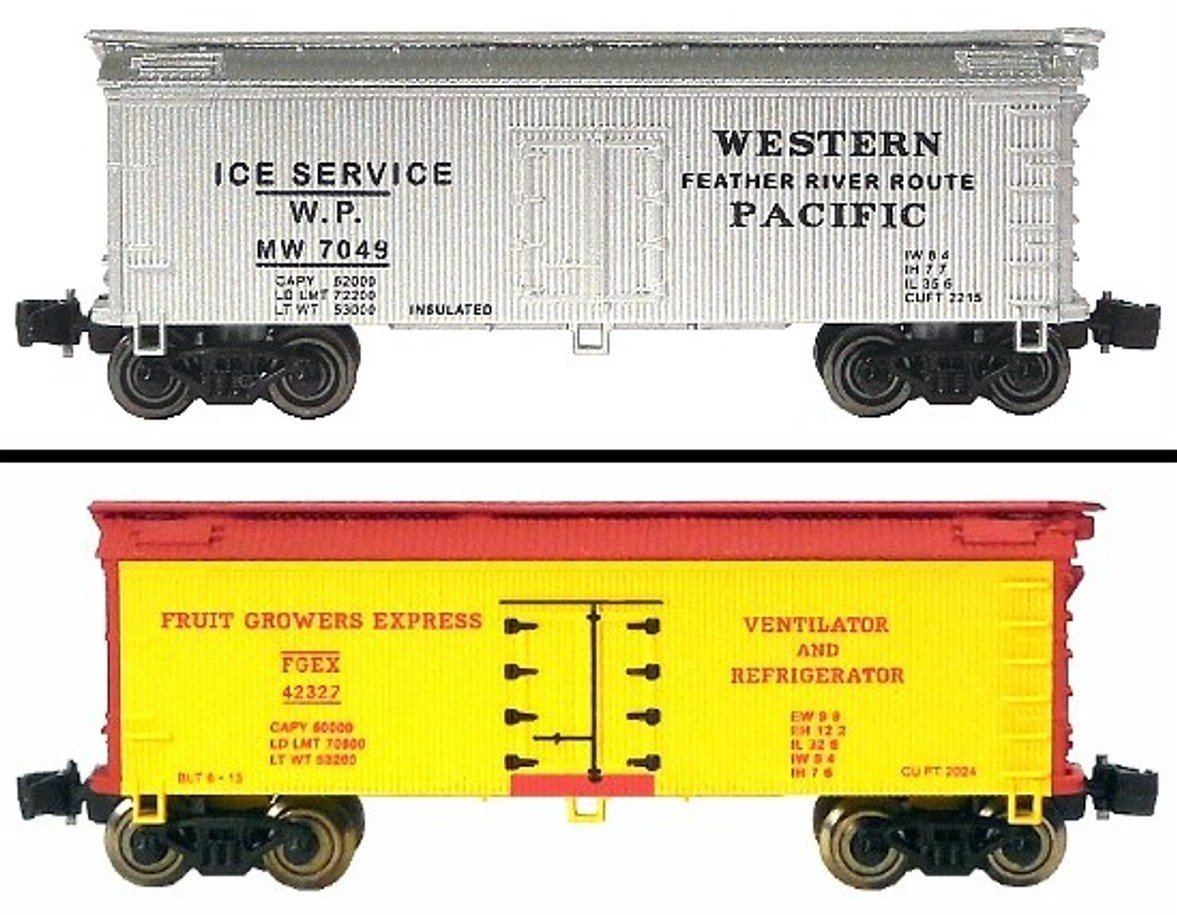 Z FULL THROTTLE FTCOL61 WP MW FGEX Fruit Growers Express American Reefers Set #1