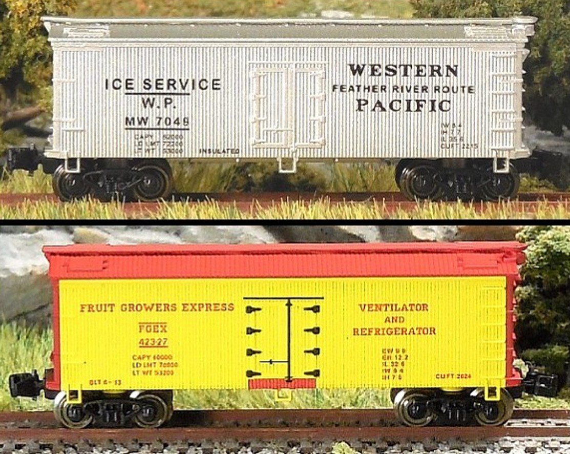 Z FULL THROTTLE FTCOL61 WP MW FGEX Fruit Growers Express American Reefers Set #1