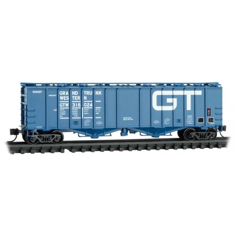 N Micro-Trains MTL 09800140 GTW Grand Trunk Western 50&#39; Airslide Hopper #316024