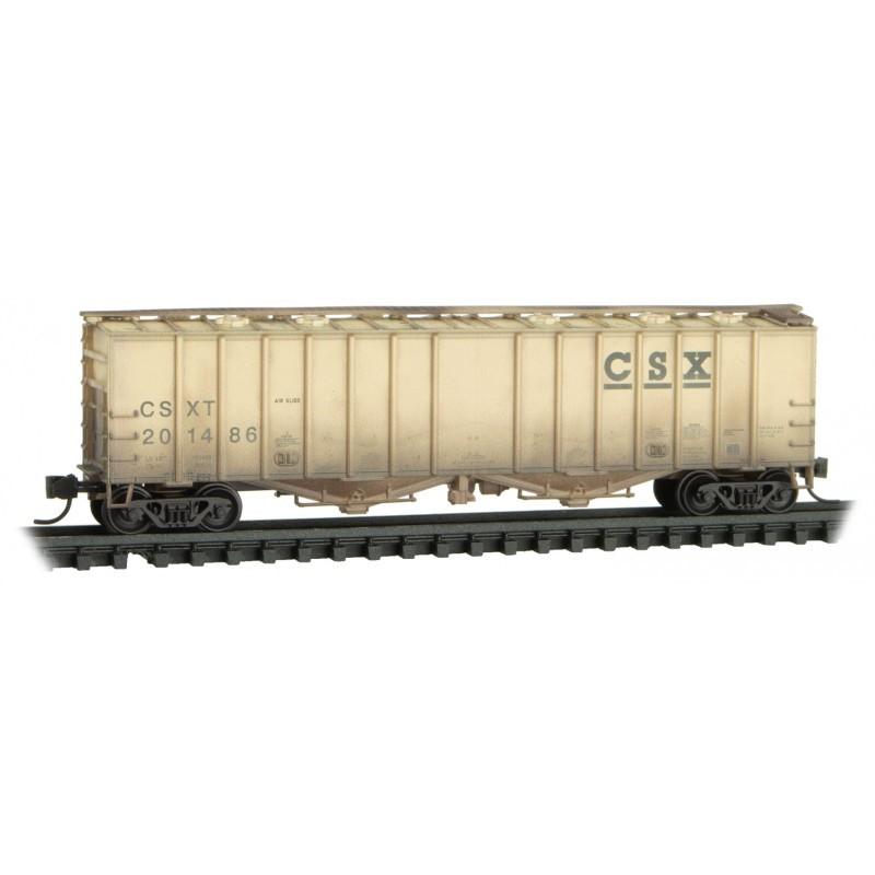 N Micro-Trains MTL 09844033 CSXT CSX 50&#39; Airslide Hopper #201486 - FT Series #11