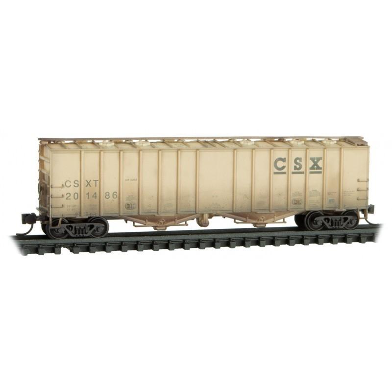 N Micro-Trains MTL 09844033 CSXT CSX 50&#39; Airslide Hopper #201486 - FT Series #11