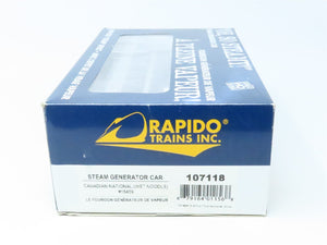 HO Scale Rapido #107118 CN Canadian National Steam Generator Car #15459 - Sealed