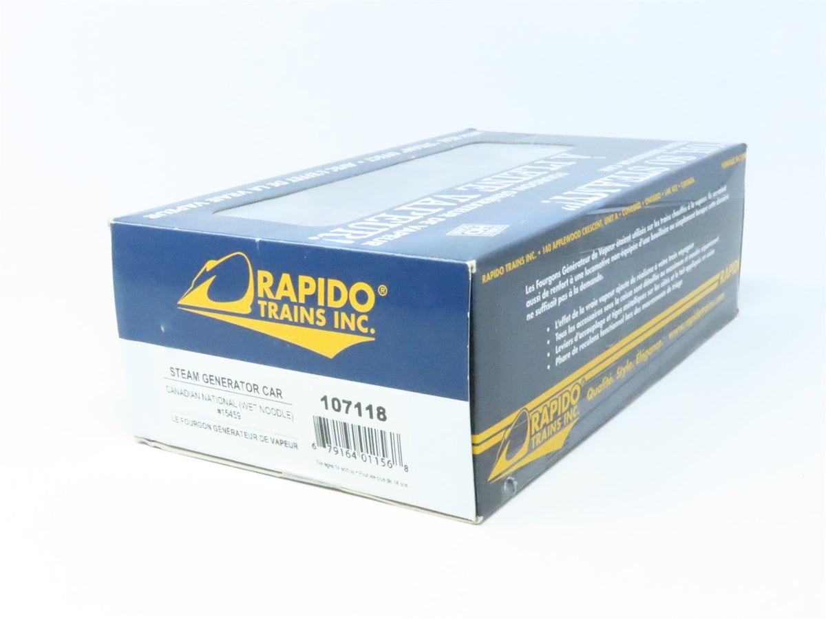HO Scale Rapido #107118 CN Canadian National Steam Generator Car #15459 - Sealed