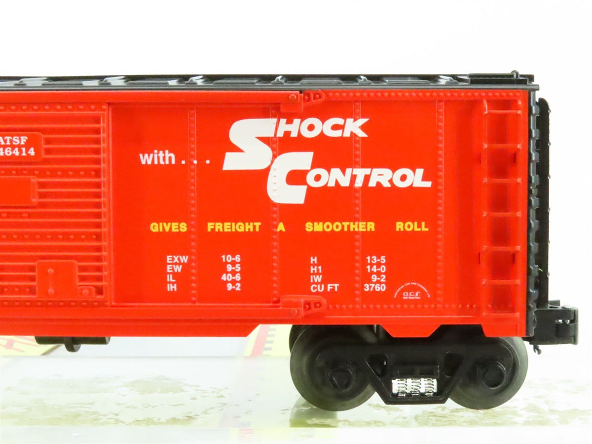 O RMT Aristocraft AristO 64 Series 96414A ATSF &quot;Shock Control&quot; Box Car #646414