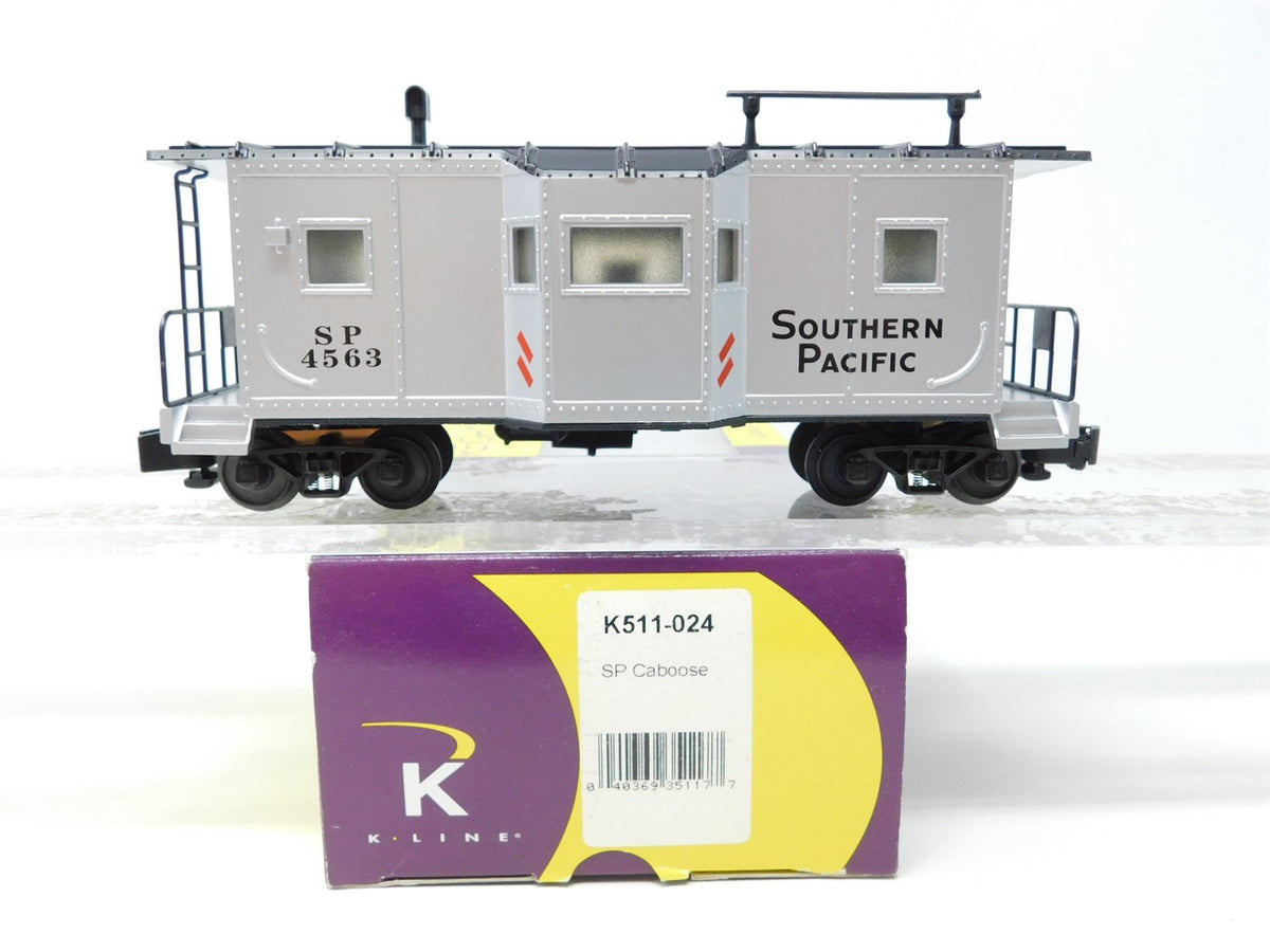 S Scale K-Line K511-024 SP Southern Pacific Bay Window Caboose #4563