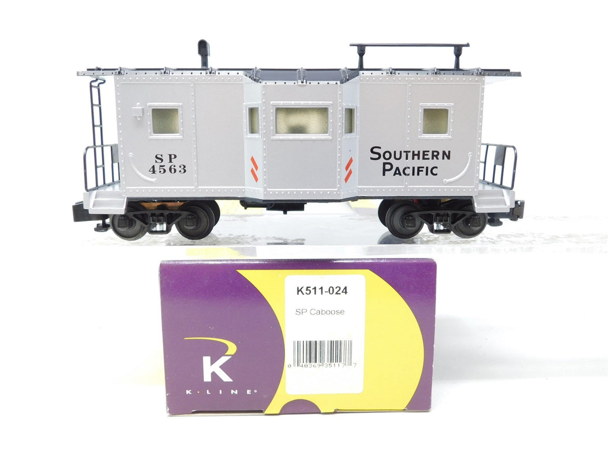 S Scale K-Line K511-024 SP Southern Pacific Bay Window Caboose #4563