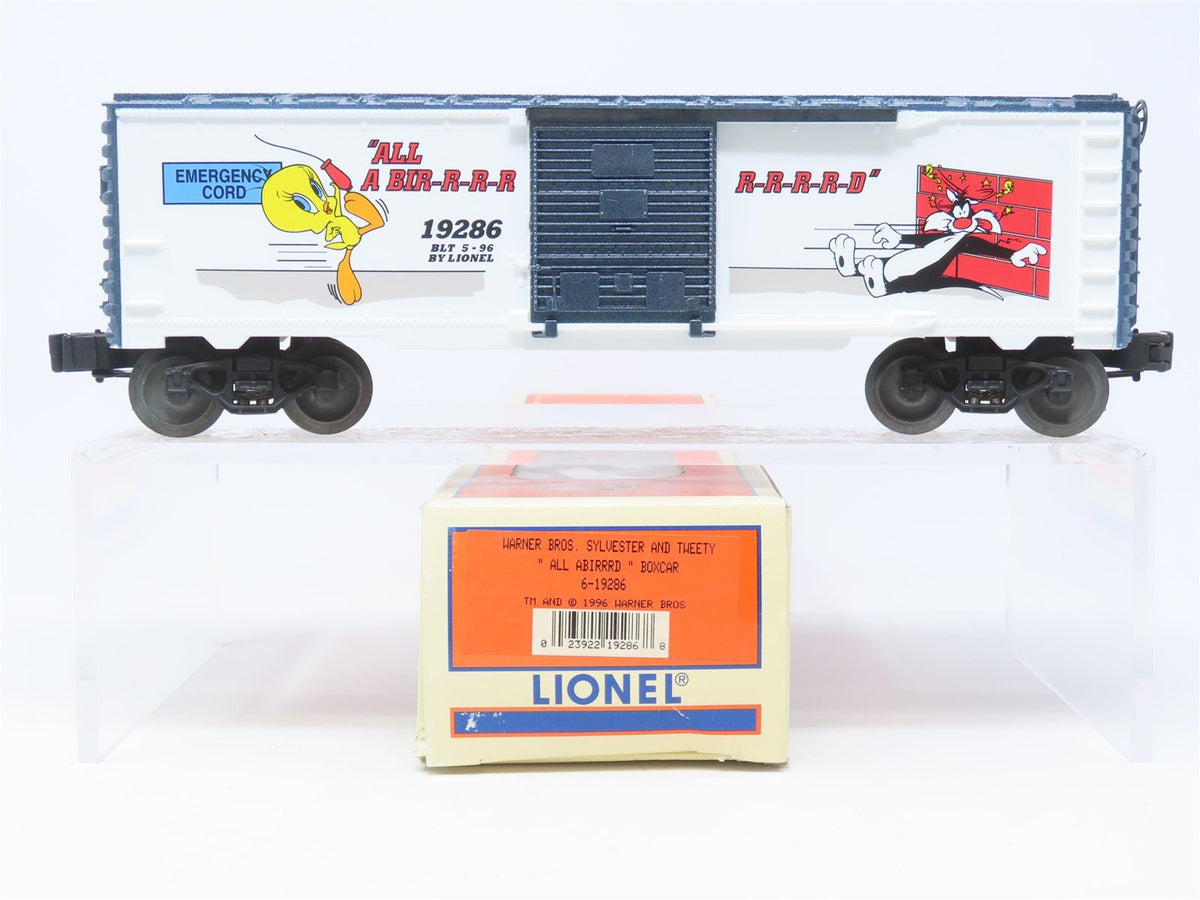 O Gauge 3-Rail Lionel 6-19286 All Abirrrd&quot; Sylvester &amp; Tweety Box Car #19286