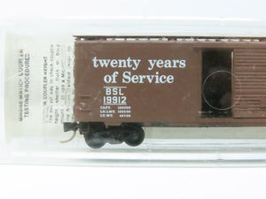 N Scale Micro-Trains MTL Special Run BSL Belmont Shore Lines Box Car #19912