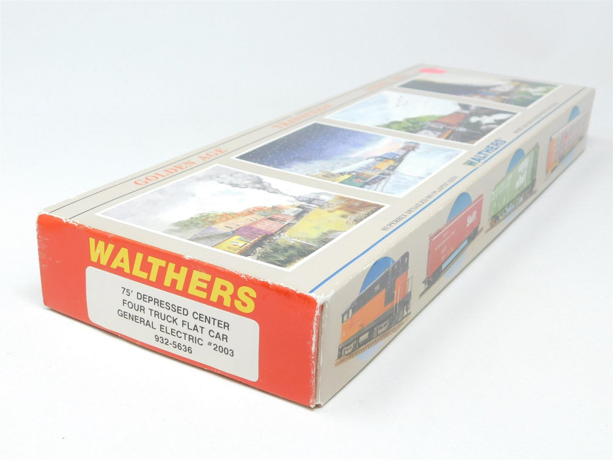 HO Scale Walthers Kit 932-5636 General Electric 75&#39; Flat Car #2003 SEALED