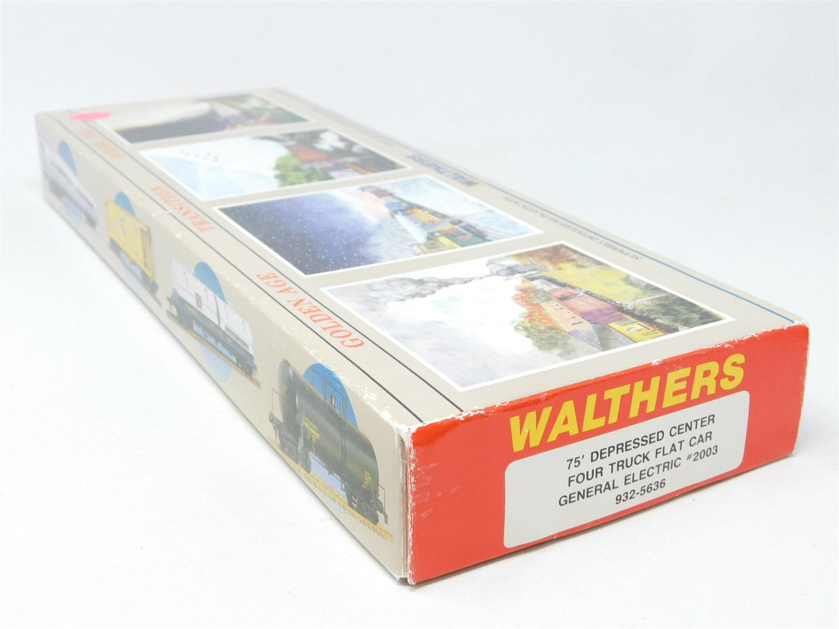 HO Scale Walthers Kit 932-5636 General Electric 75&#39; Flat Car #2003 SEALED