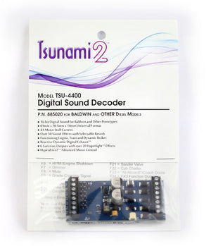 SoundTraxx 884009 TSU-4400 Steam-2 Digital DCC/SOUND Decoder for O/S/Large Scale