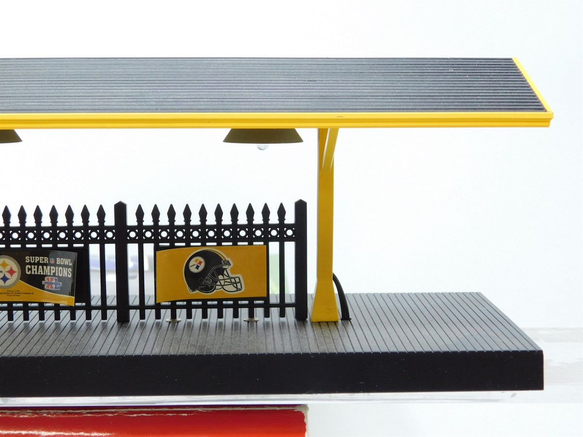 O 1/48 MTH RailKing 30-90214 Pittsburgh Steelers Passenger Station Platform