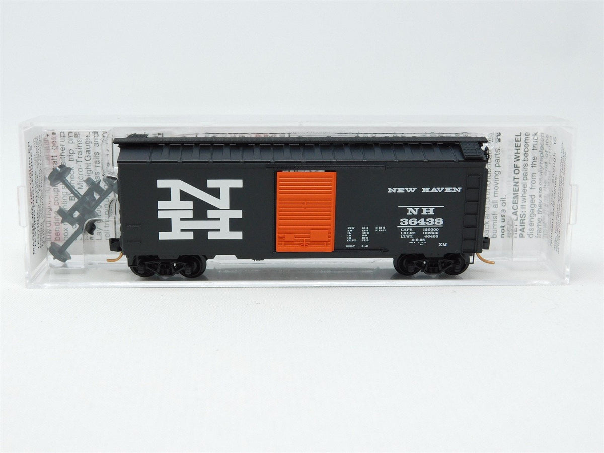 N Scale Micro-Trains MTL 20350 NH New Haven 40&#39; Single Door Box Car #36438