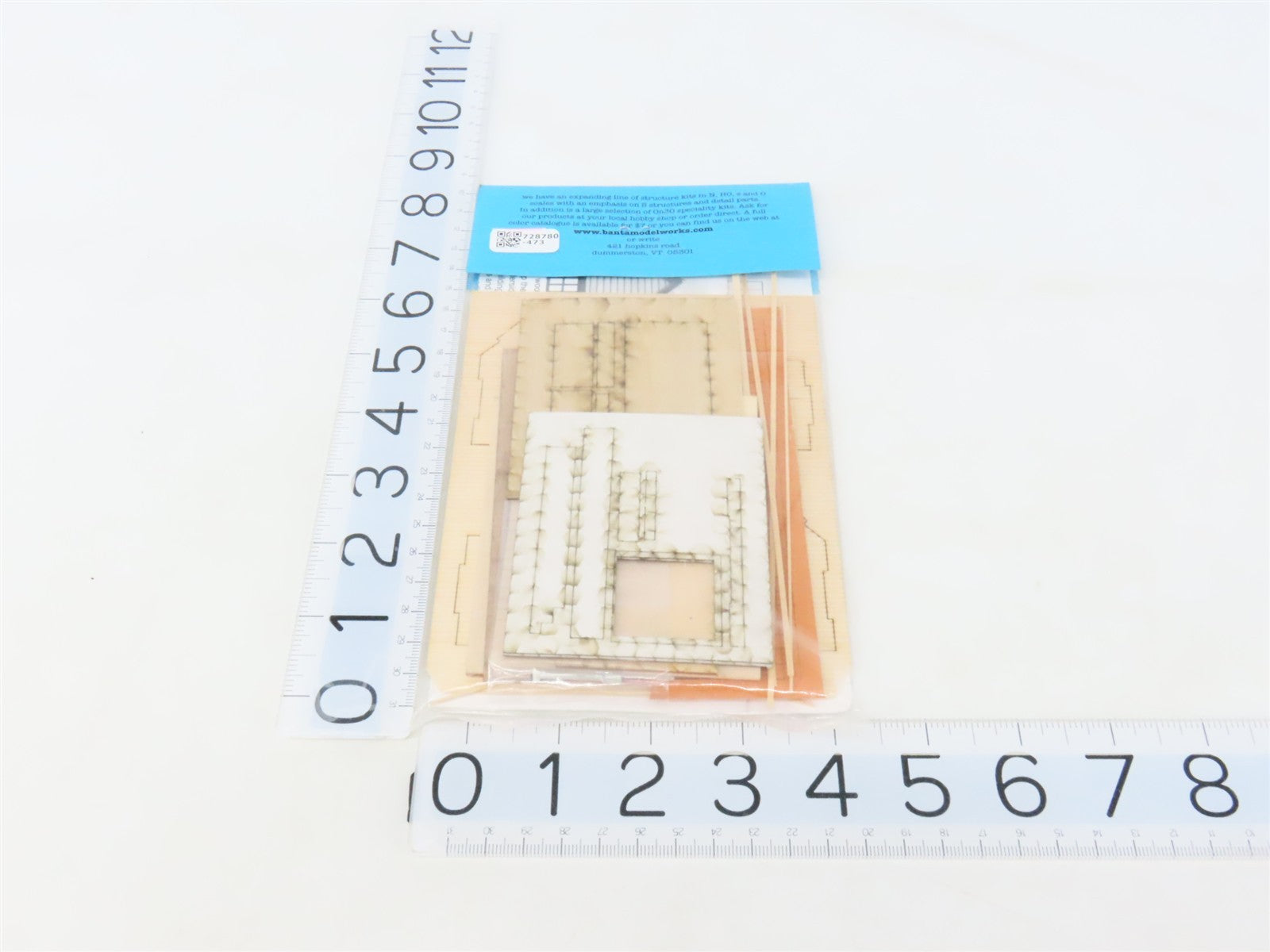 S Scale Banta Modelworks Laser-Cut Kit #4112 Alna Center Station - SEALED
