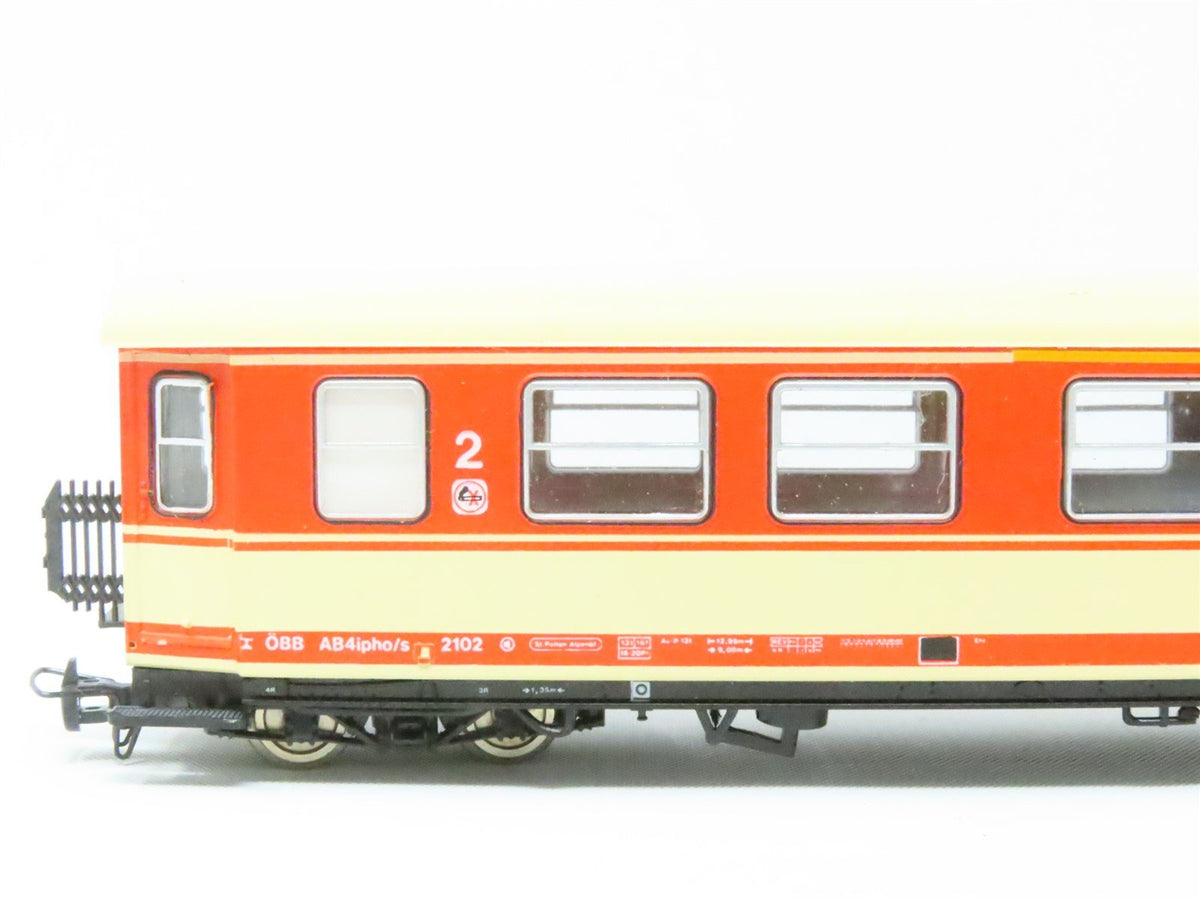 HOe Narrow Gauge Roco OBB Austrian Federal 1st/2nd Class Coach Passenger #2102