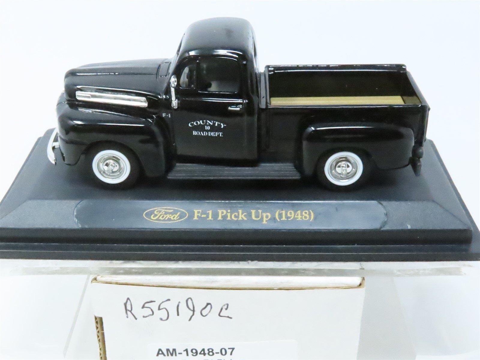 Item AM-1948-07 Die-Cast 1948 Ford F1 Pick-up County Road Dept.